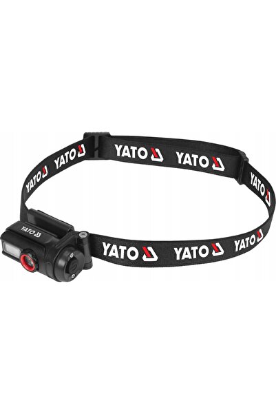 NO BRAND Lampă frontală reîncărcabilă Yato cu LED 5W 500lm, 6 moduri de ilumi...