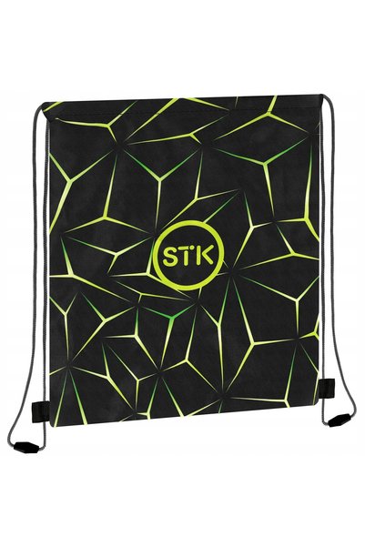 NO BRAND Rucsac școlar Starpak negru, verde, 23l, cu multiple compartimente