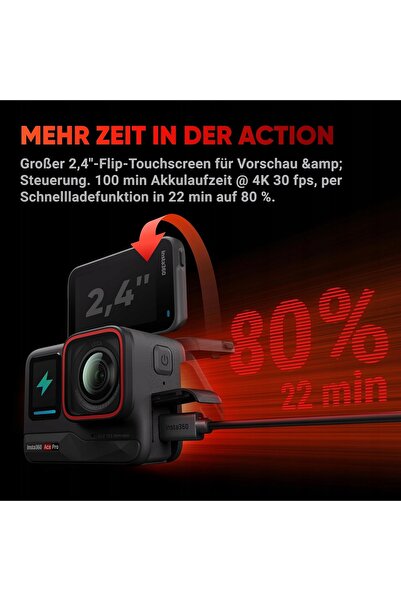 NO BRAND Insta360 Ace Pro 8K 4K120Fps Cameră sport cu AI Cameră de acțiune re...