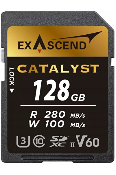 NO BRAND Card de memorie Exascend Catalyst Sd Uhs-Ii V60 128Gb