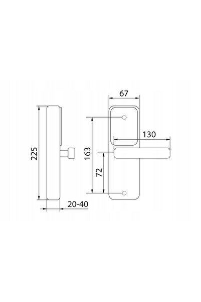 NO BRAND Lacăt electronic cu cod PIN din 4 cifre, tip breloc/card, universal,...