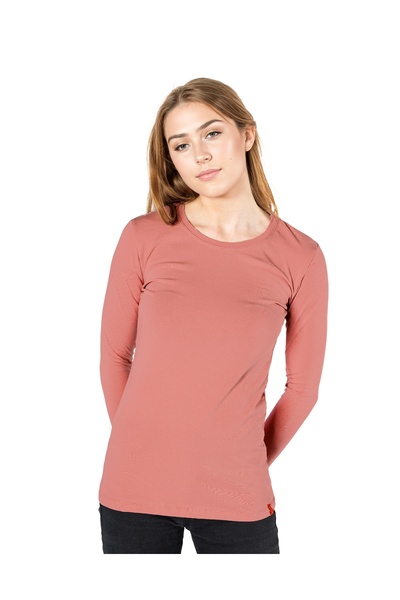NO BRAND Bluză Tricou de damă Maiou Mânecă lungă Bumbac 8056-17 L/XL