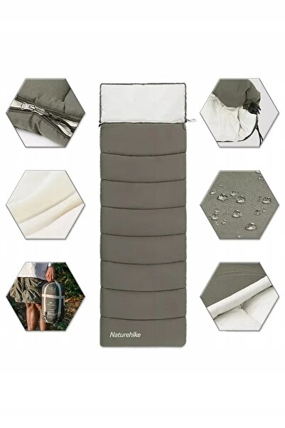 NO BRAND Naturehike LD150 ENVELOPE CNK2300SD016-ARMY GREEN Sac de dormit pent...
