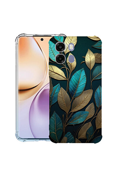 bestcase ®   Husă Antișoc pentru OPPO A6 / A6X / A6S, Pene Aurii, 3156785 AS ...