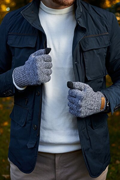 NO BRAND Set de iarnă pentru bărbați: eșarfă, căciulă din fleece și mănuși, b...