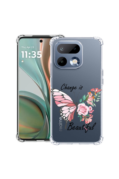 bestcase ®   Husă Antișoc pentru Realme 16 Pro 5G, Schimbarea este frumoasă, ...