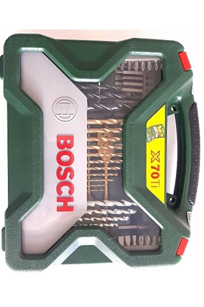Bosch Set de burghie hardware 70 piese + Clește X-Line 2607017197