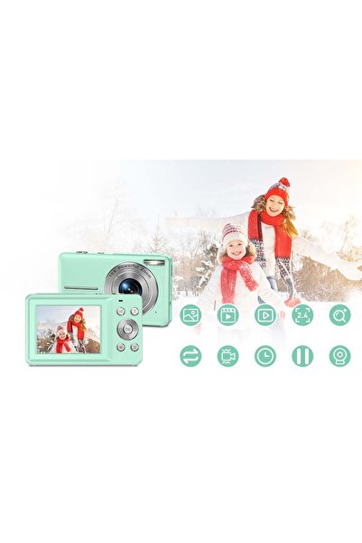 NO BRAND Cameră digitală HD pentru copii 1080P 44MP Zoom 16X Card de 32GB