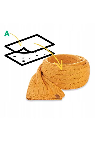 NO BRAND Set căciulă Smerfetka de damă cu eșarfă din fleece, mare, din acril,...