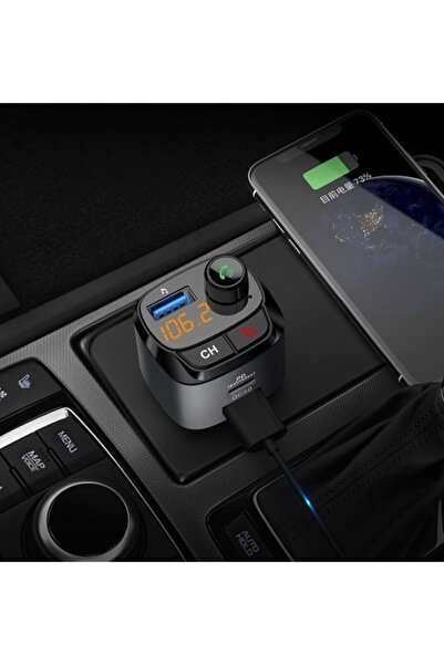 NO BRAND Transmițător FM Bluetooth Handsfree Încărcător QC 3.0 Audio