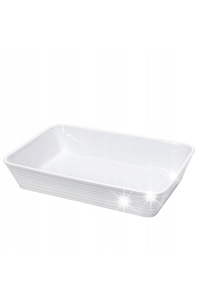 NO BRAND Tavă de copt dreptunghiulară din porțelan 30 X 21 X 6 cm Kuchenprofi