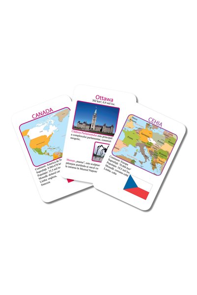 Editura Gama Cărți de joc educative - Țări și capitale