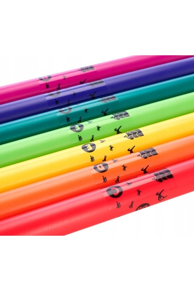 NO BRAND Boomwhackers bum bum tuburi diatonice set diatonic 8 tuburi + carte