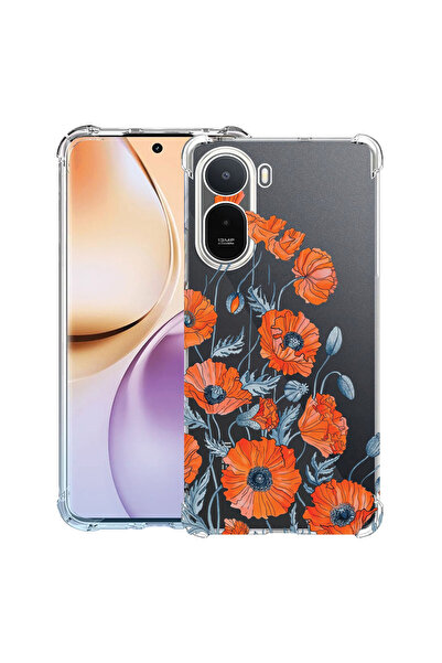 bestcase ®   Husă Antișoc pentru Xiaomi Redmi A7 Pro, Florală - Poppy Minimal...