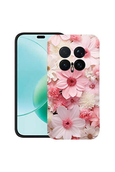 bestcase ®   Θήκη TPU Υπέρλεπτη Husa για Honor Magic8 Pro, Ροζ και Λευκή Μαργ...