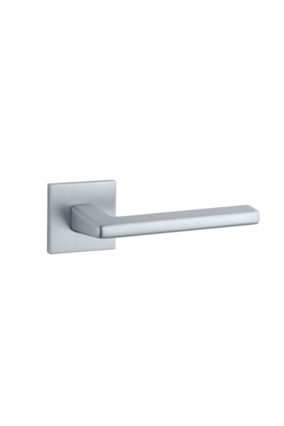 Generic Brand Set mânere ARTA, crom satinat, cu rozeta WC
