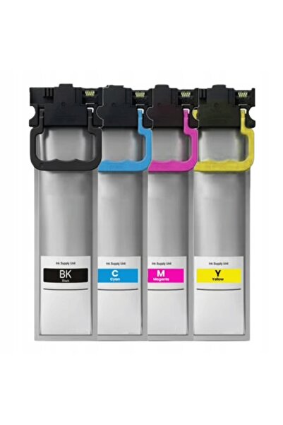 NO BRAND Pachet de 4 cerneală nouă T944 pentru Epson Workforce Pro Wf-C5290 W...