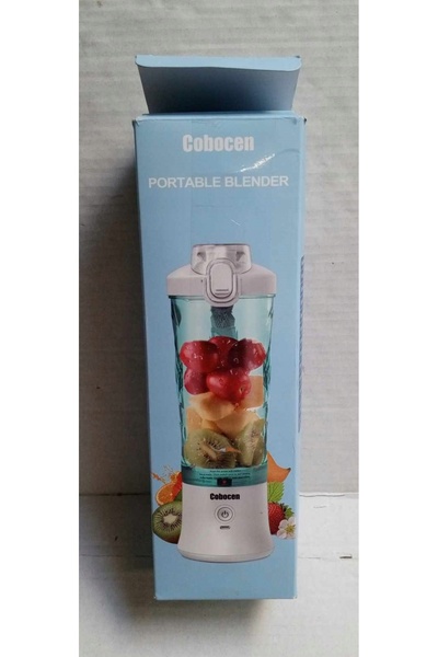 NO BRAND Mini blender portabil pentru cocktailuri și smoothie-uri 600 ml Cobo...