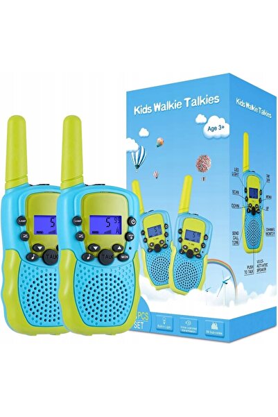 NO BRAND Walkie Talkie pentru copii, Set de 2 walkie talkie cu rază scurtă de...