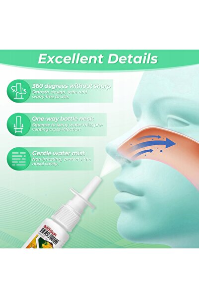 NO BRAND Spray nazal natural Picături nazale naturale Ameliorare pentru adulț...