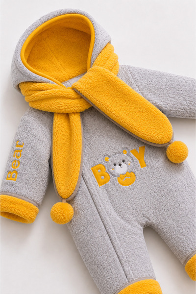 Kardeşler Bebe Welsoft Winter Baby Rompers