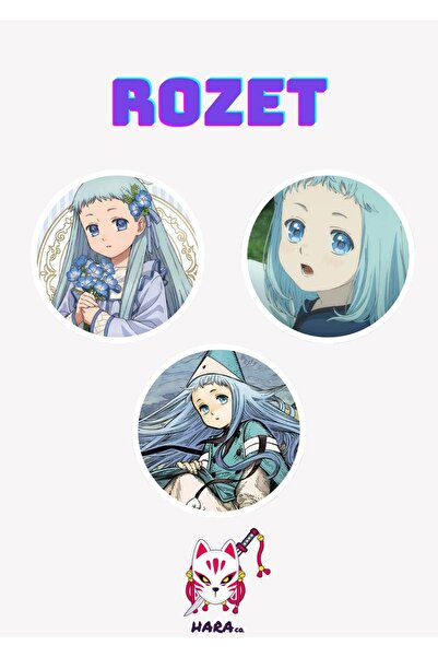 Hara Company Witch Hat Atelier Animesi Richeh Rozet Seti / Çanta Süsü