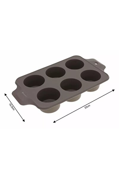 NO BRAND Set de copt brioșe din silicon 93703