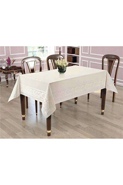 NO BRAND Față de masă Plamoodporny Teflonată Laura 110X160 Crem