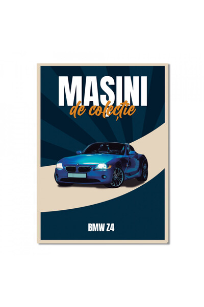 WELLY Sigilat- BMW Z4- Nr. 52- Mașini de Colecție 2023- Scara 1/60