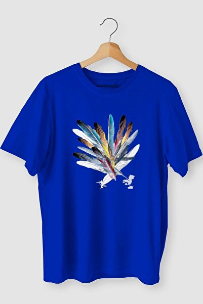 H&GHAMLEGİYİM Printed Crew Neck Oversize T-shirt