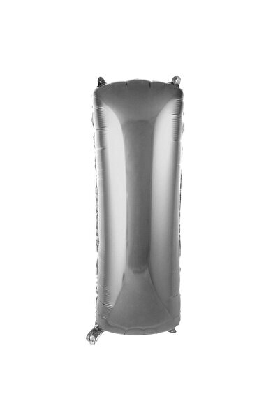 Parti Dükkanı 40 Inch 100 cm Silver Letter I Foil Balloon Helium Compatible B...