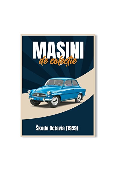 WELLY Sigilat- Skoda Octavia (1959)- Nr. 72- Mașini de Colecție 2023- Scara 1/60