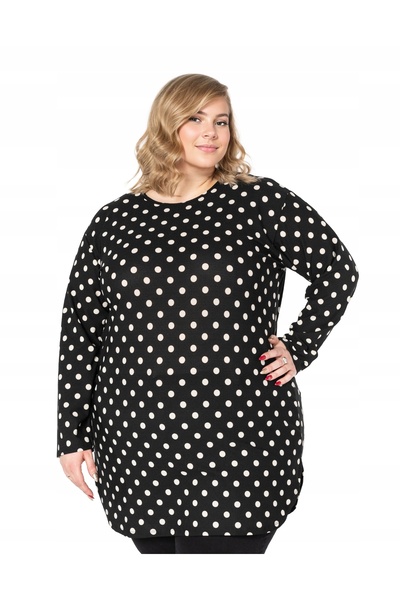 NO BRAND Tunică amplă, rochie lungă, bluză de damă 414 R 4XL