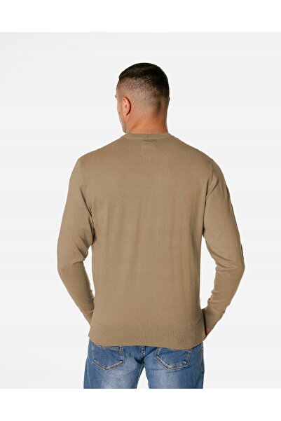 NO BRAND Pulover elegant slim pentru bărbați, cu guler semi-înalt, culoare un...