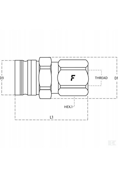 NO BRAND Conector rapid tată pentru frâne hidraulice M18X1.5 Gz Faster