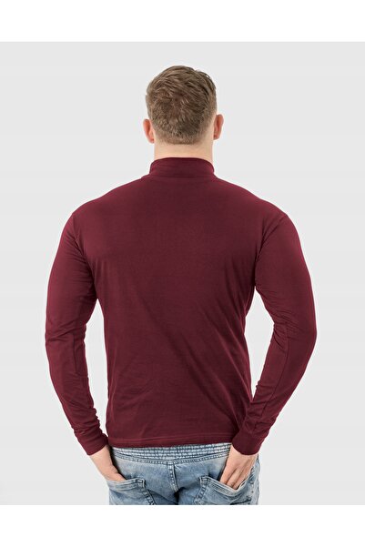NO BRAND Pulover elegant de golf pentru bărbați Golfy Wxm 5XL Bordo