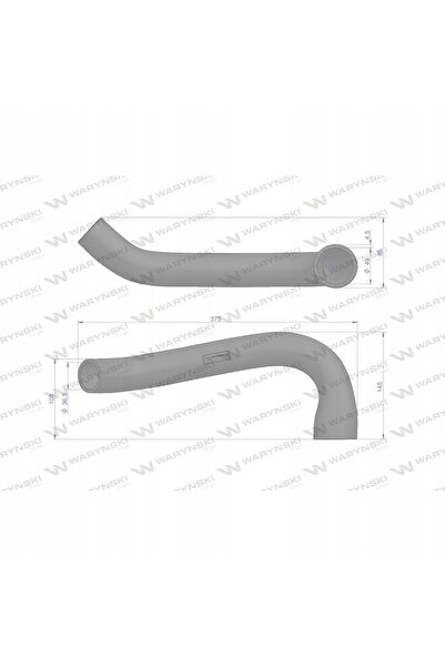 NO BRAND Carcasă furtun inferior radiator 402189R1 Waryński