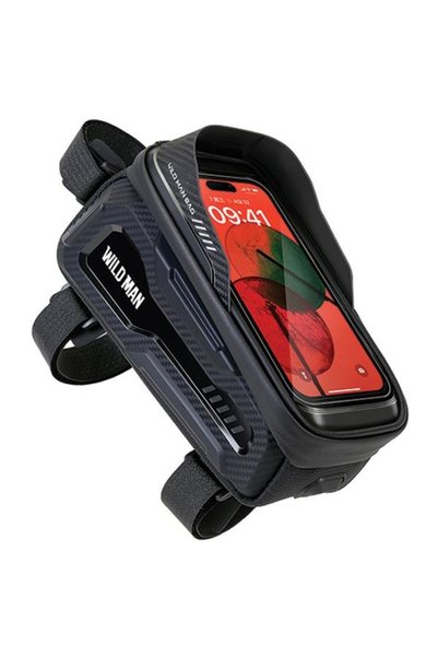 Wildman Geantă de cadru bicicletă impermeabilă M20 1L Negru