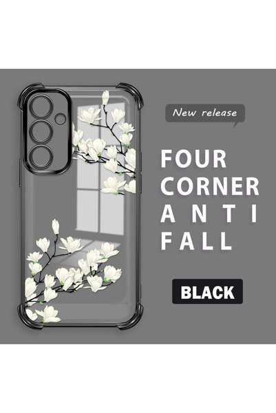 ucuc Samsung Galaxy S23 Fe Compatible Transparent Back Four Corners Reinforce...