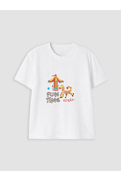 LC Waikiki Quality Parts from Çelebi Store Zero Roba Collar Printed Boy's T-S...