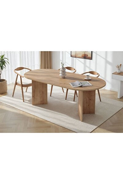 Rani Mobilya Rani Home Yemek Masası Safir Meşe 200 Cm GA-5320