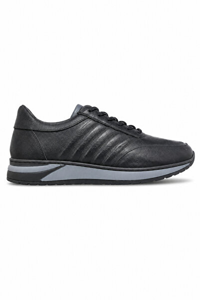 Ekonomik Ayakkabı 38 39 Small Size Men's Shoes Black Leather Lace-Up Daily Co...