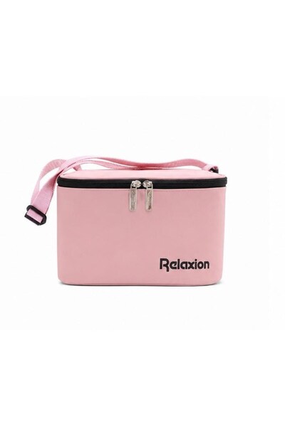 GENC DIJITAL BASKI Relaxion Lunchbox with Thermos Light Gray