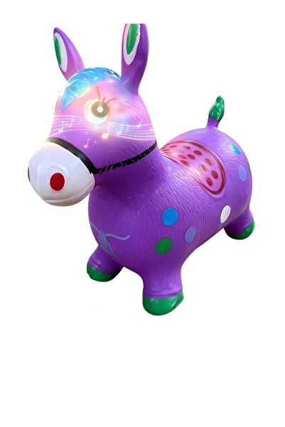 happyworld2026 Calut de sarit gonflabila, Jumping Donkey, Cu sunete si lumini...