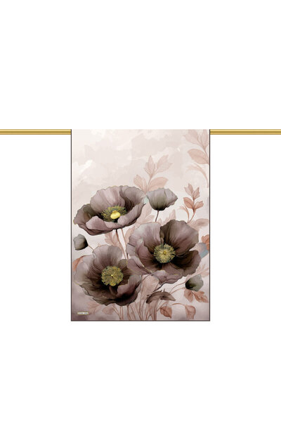 Bursa İpek Merlot Seyran Pattern Silk Cotton Sofia Shawl