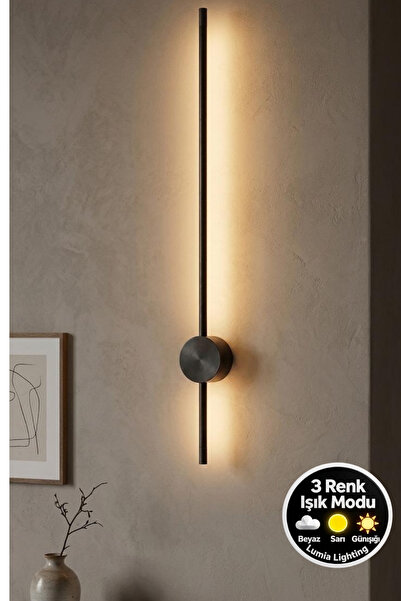 Lumia Lighting Lumiera Model 3 Renk Modu Siyah Salon Yatak Oturma Odası Duvar...