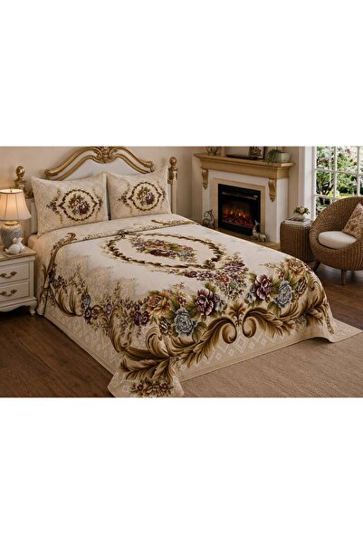 Yeshome Collection Classic Tapestry Woven Double Bedspread 1 Piece 260X260 Be...
