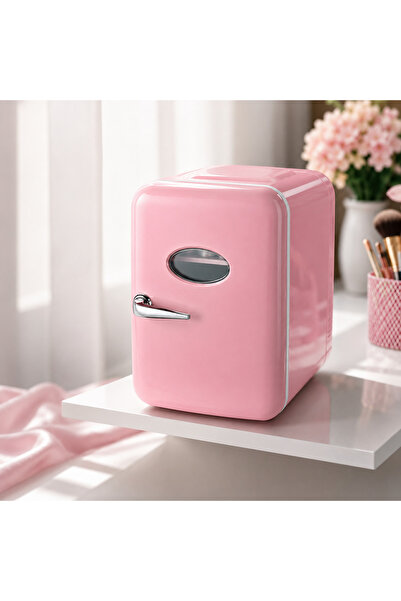 Forever Mini Kozmetik Buzdolabı Soğutucu Isıtıcı Pembe