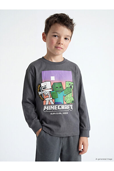 LC Waikiki Sjajni izbori iz Shining Store-a Zero Roba Ovratnik Minecraft T-sh...