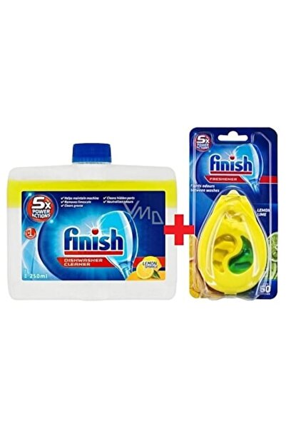 Finish Set detergent pentru mașina de spălat vase, soluție de curățare 250ml ...